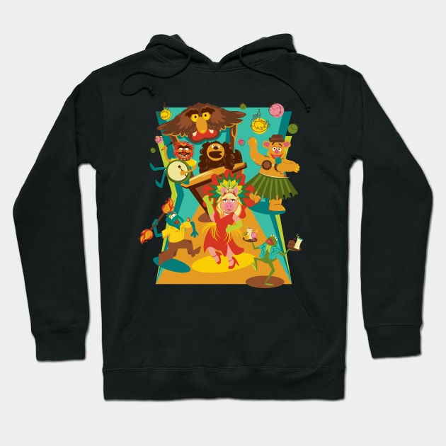 Mayhem at the Mai-Kai Hoodie by SurefootDesigns